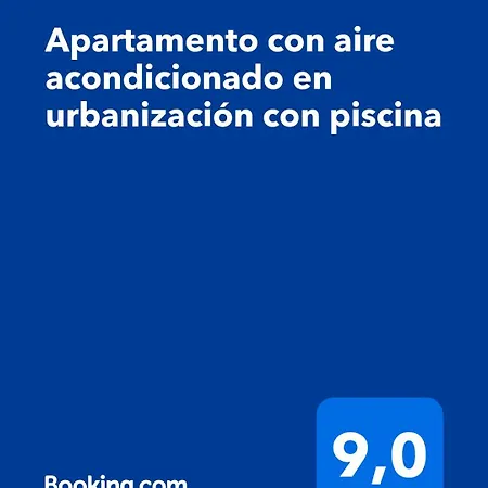 Con Aire Acondicionado En Urbanización Con Piscina Apartamento *